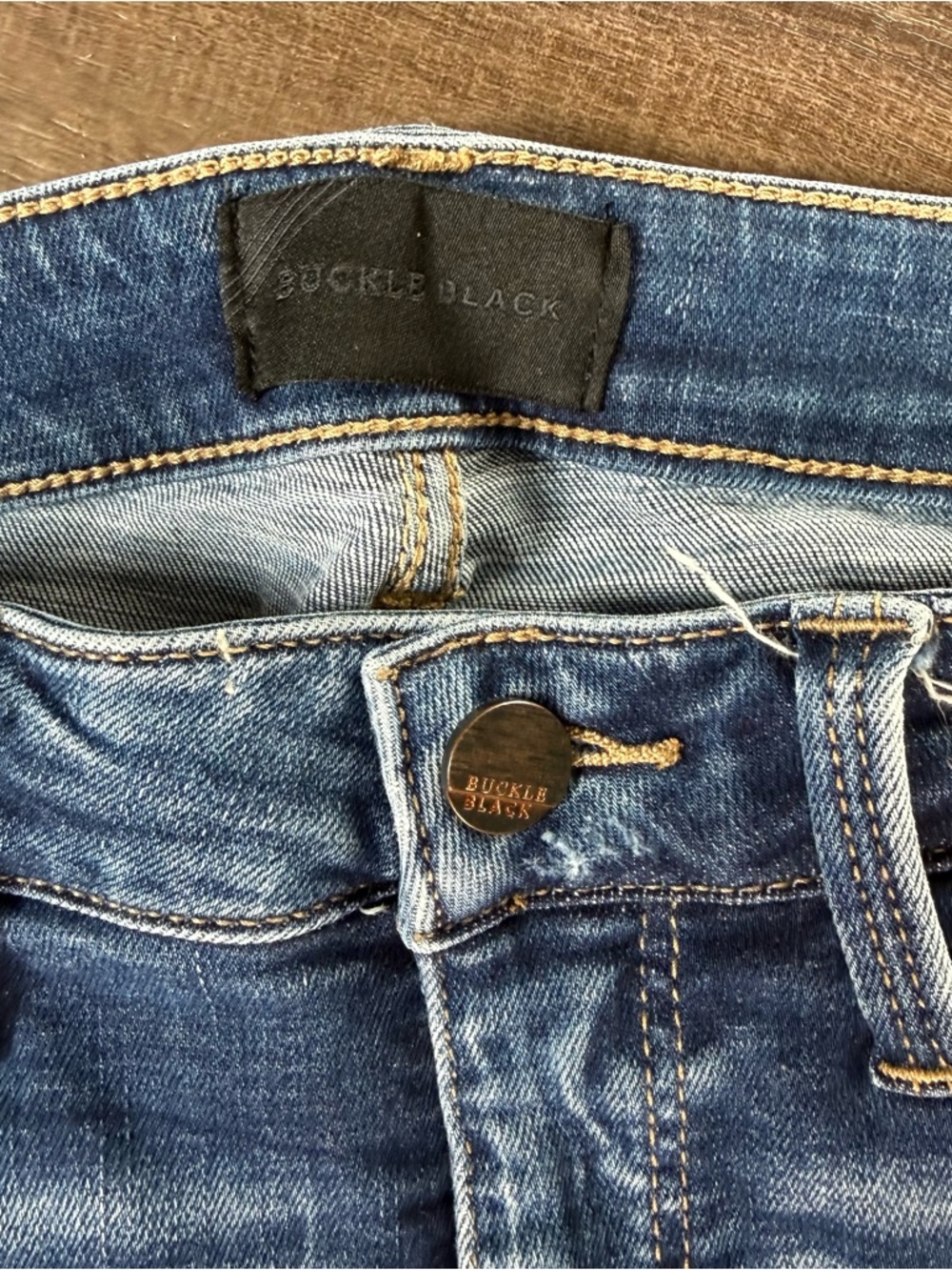 BKE Payton Bootcut Jeans 28x30 Distressed Medium Wash Mid Rise Stretch - Picture 7 of 11